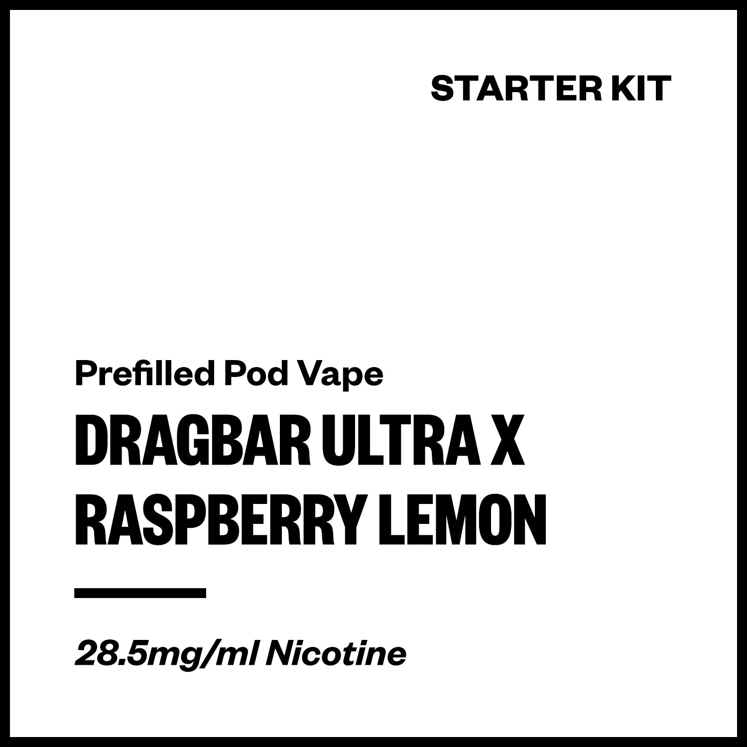 dragbar-ultra-x-kit-raspberry-lemon.jpg Dragbar Ultra X - Raspberry Lemon (Starter Kit) - Image 1