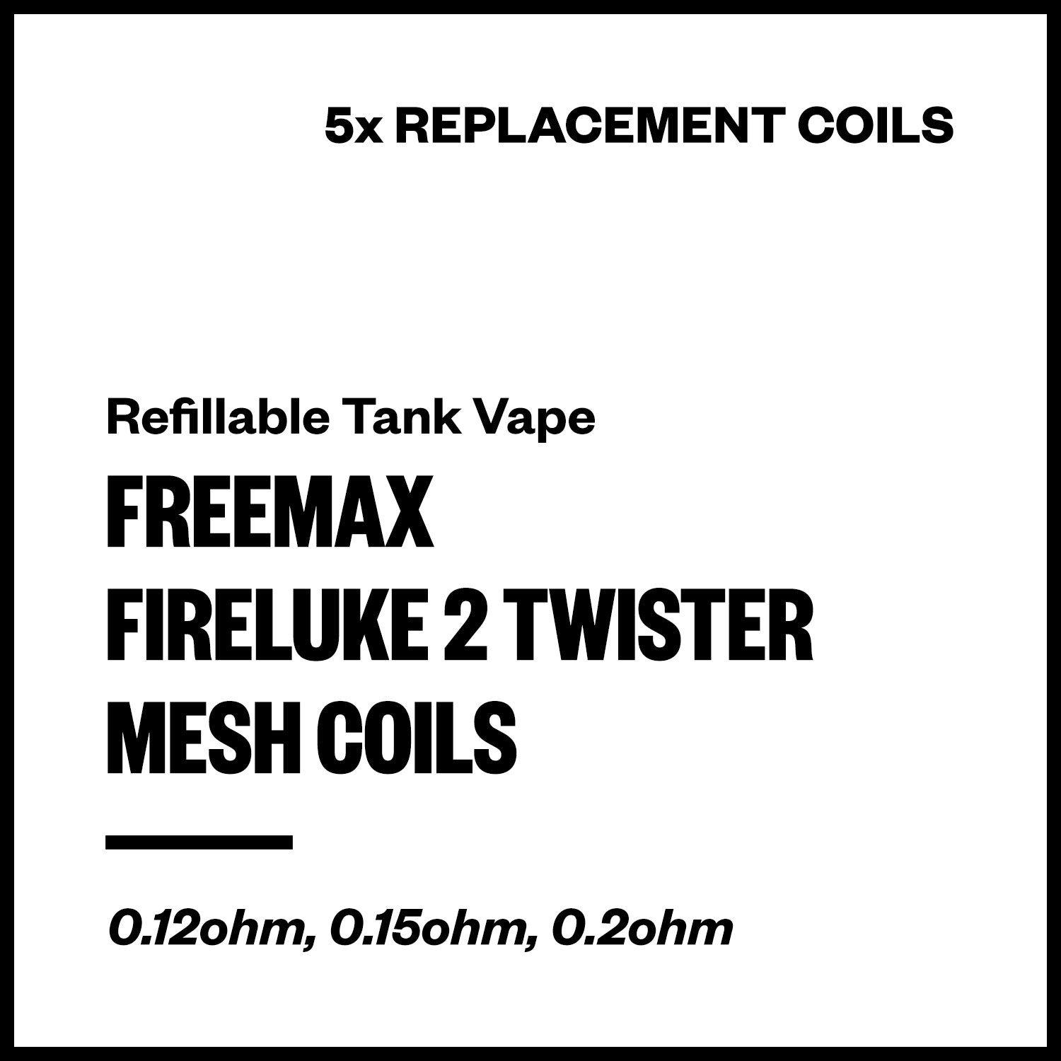 freemax-fireluke-2-twister-mesh-coils.jpg Freemax Fireluke 2 Twister Mesh Coils (also for Fireluke 3/4; Maxluke; etc) - Image 1