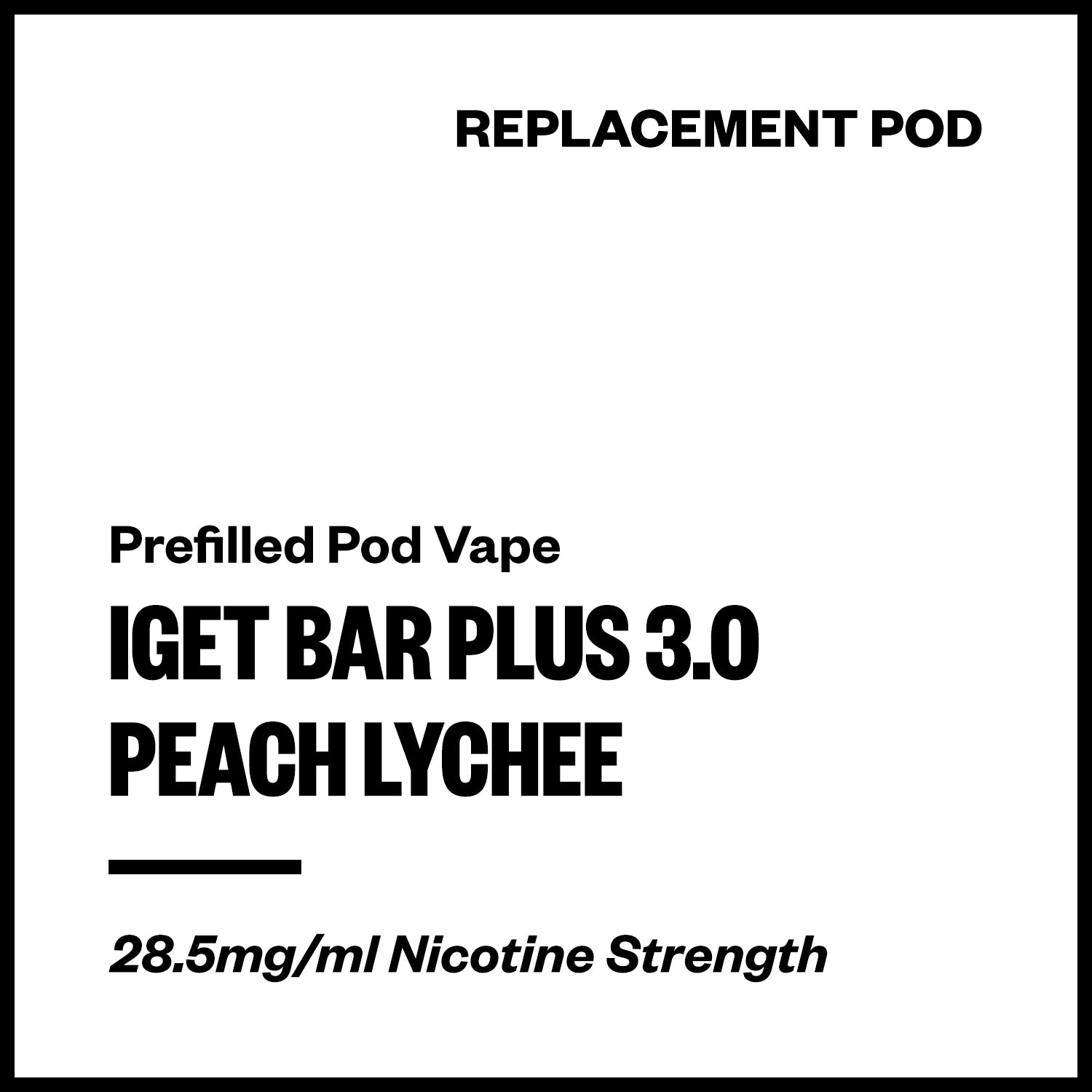 iget-bar-plus-3-pod-peach-lychee.jpg IGET Bar Plus 3.0 - Peach Lychee (Replacement Pod) - Image 1