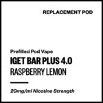 IGET Bar Plus 4.0 - Raspberry Lemon (Replacement Pod)