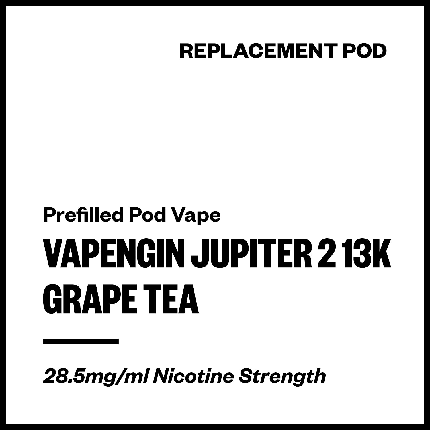 vapengin-jupiter-2-13k-pod-grape-tea.jpg Vapengin Jupiter 2 - Grape Tea (13,000 Puffs Replacement Pod) - Image 1